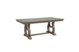 Vermillion Neutral Bisque Wood Button-Tufted Fabric Upholstered Seat Rectangular Dining Room Set - Ella Furniture