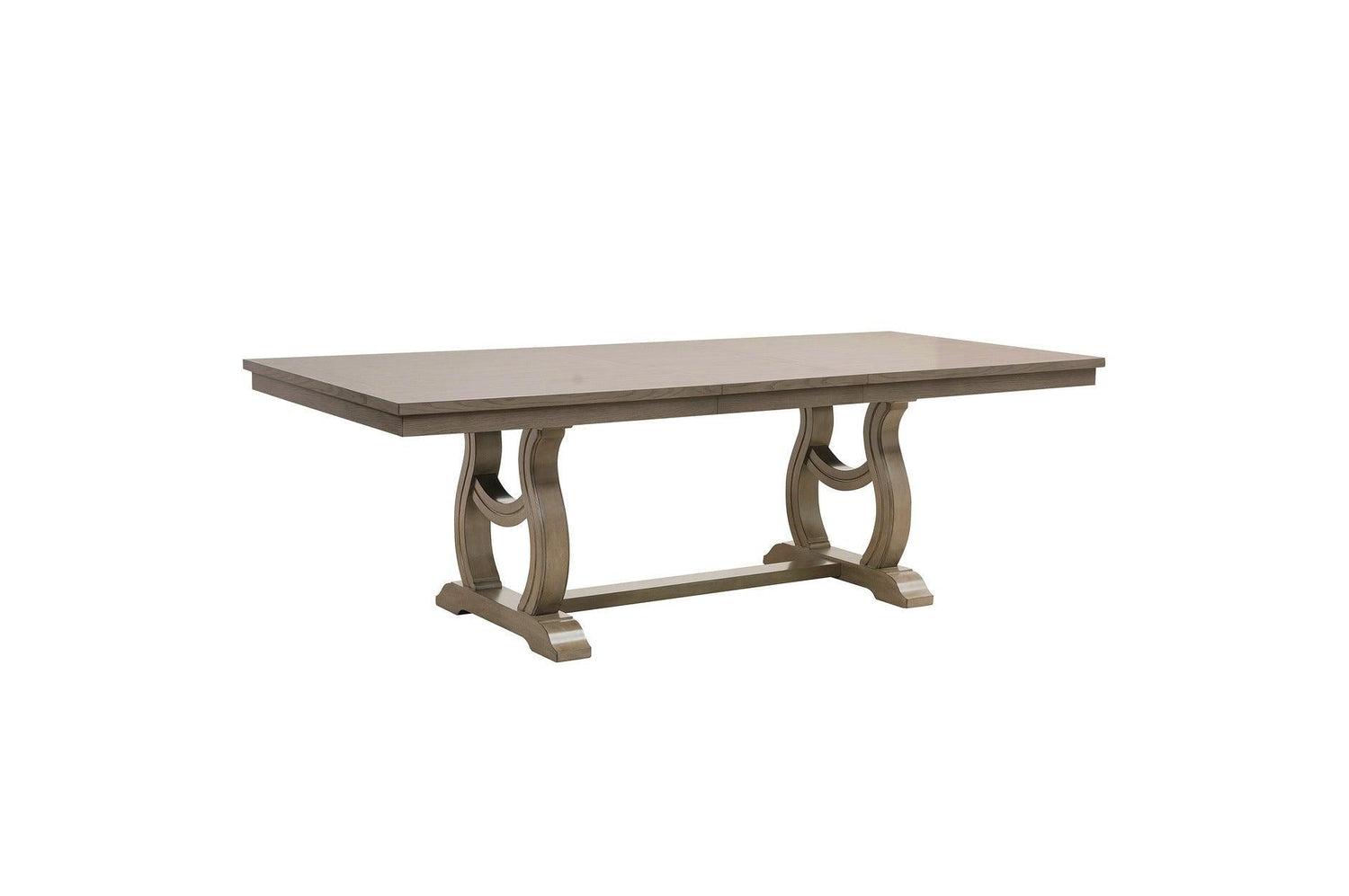Vermillion Neutral Bisque Wood Button-Tufted Fabric Upholstered Seat Rectangular Dining Room Set - Ella Furniture