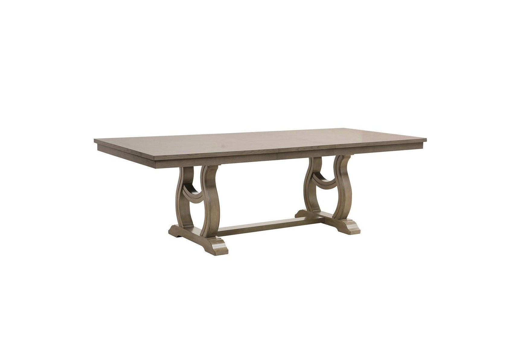 Vermillion Neutral Bisque Wood Button-Tufted Fabric Upholstered Seat Rectangular Dining Room Set - Ella Furniture