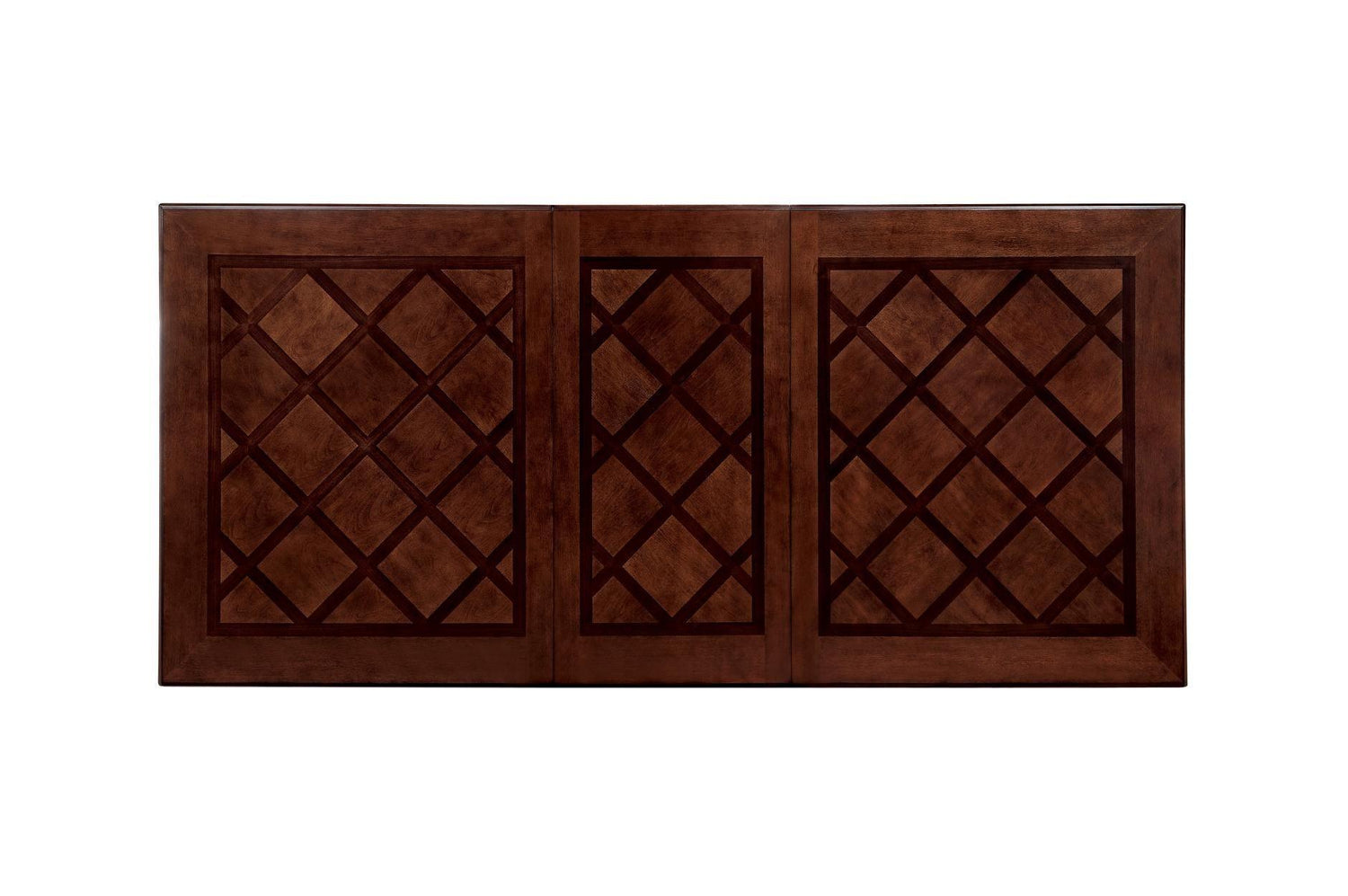 Lordsburg Brown Cherry Solid Wood Faux Leather Upholstered Seat Rectangular Dining Room Set - Ella Furniture