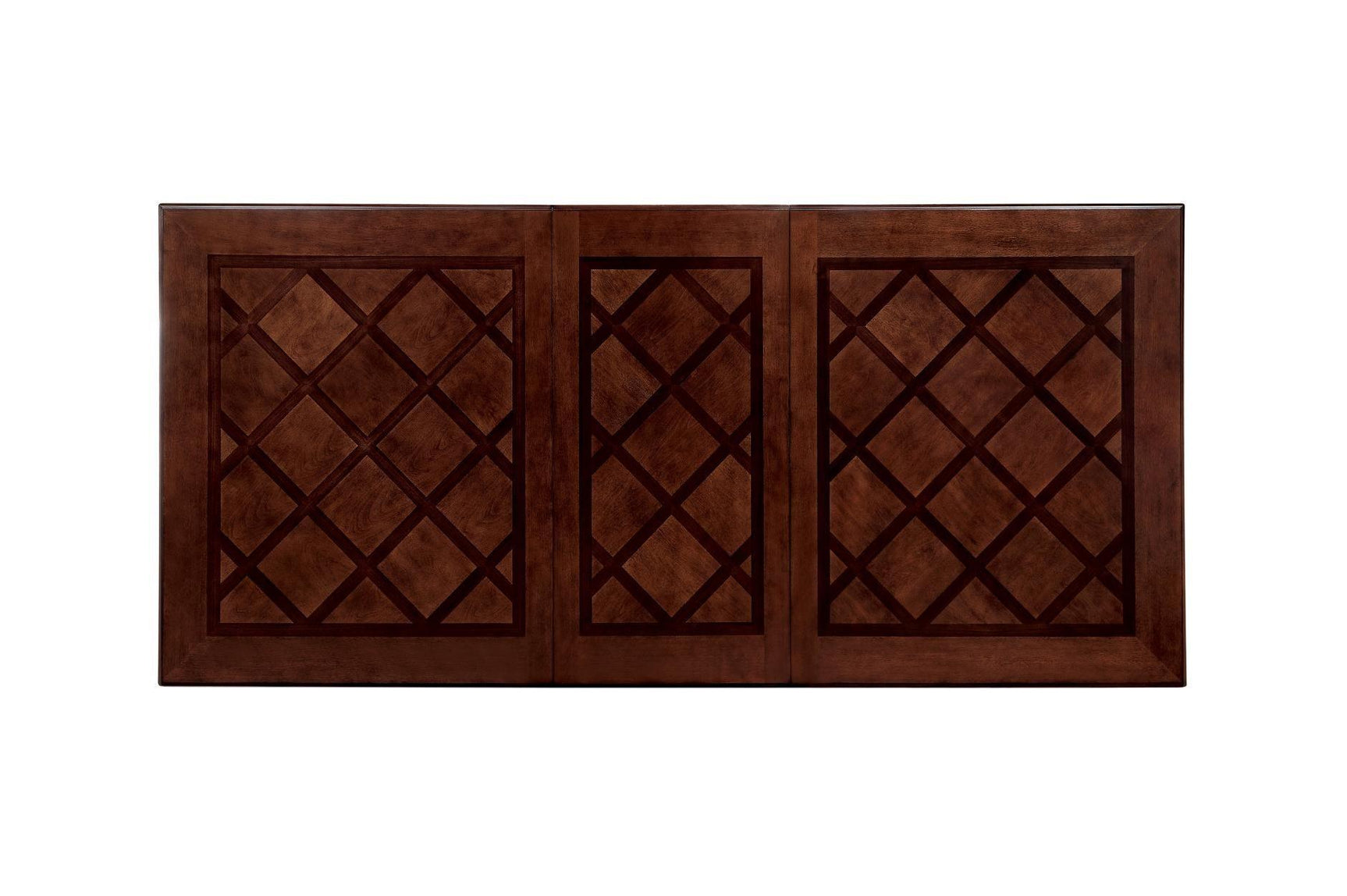 Lordsburg Brown Cherry Solid Wood Faux Leather Upholstered Seat Rectangular Dining Room Set - Ella Furniture