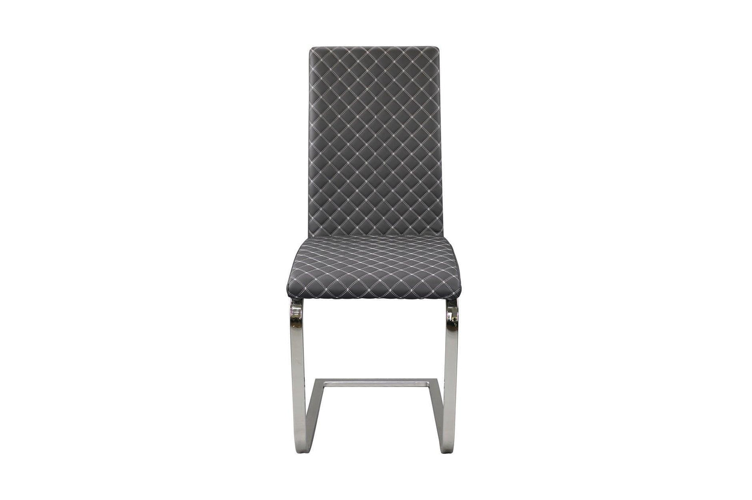 Yannis White/Gray Modern Contemporary Metal Dining Room Set - Ella Furniture