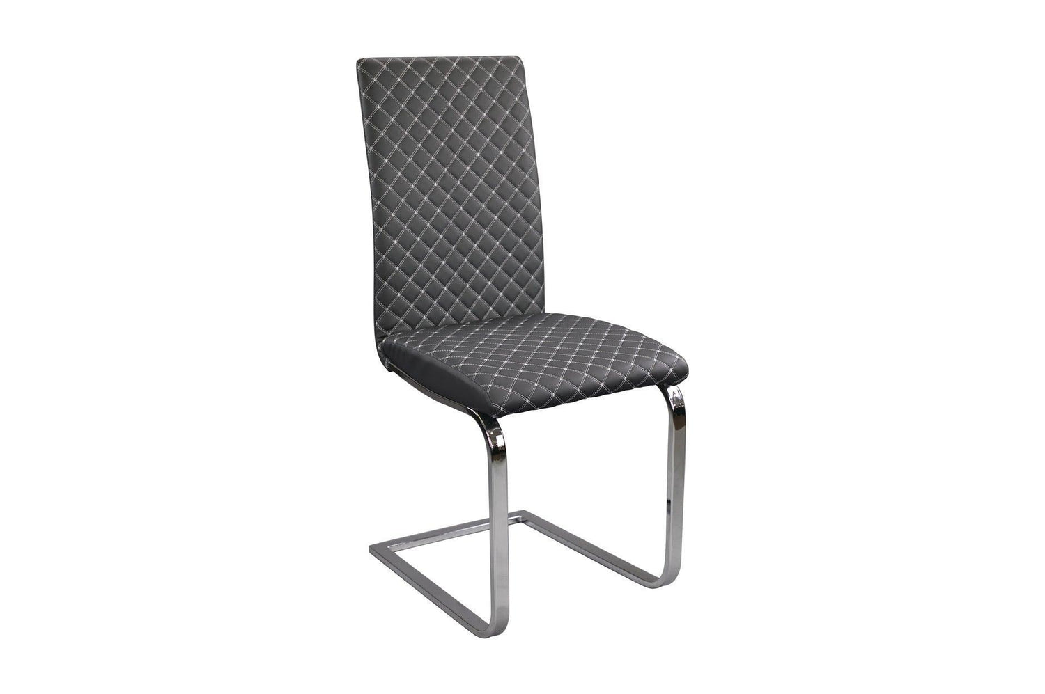 Yannis White/Gray Modern Contemporary Metal Dining Room Set - Ella Furniture