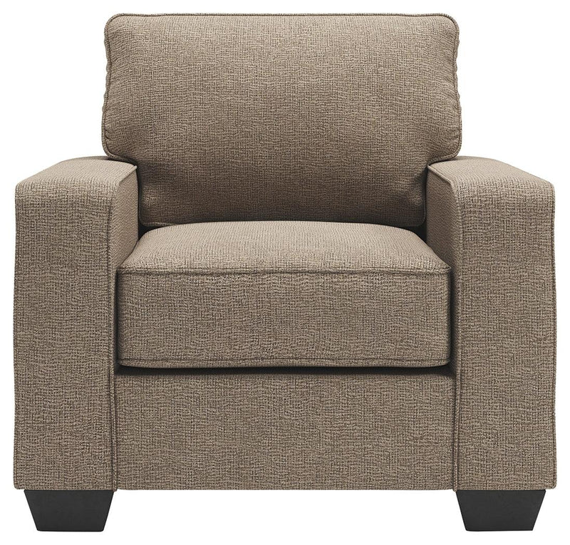 Greaves Driftwood Chenille Chair - Ella Furniture
