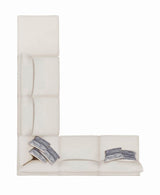 Serene Upholstered Rectangular Ottoman Beige - Ella Furniture