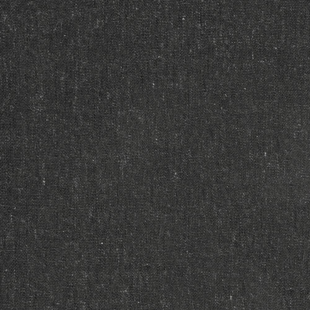 Serene Upholstered Rectangular Ottoman Charcoal - Ella Furniture