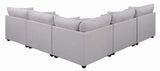 Cambria Square Storage Ottoman Grey - Ella Furniture