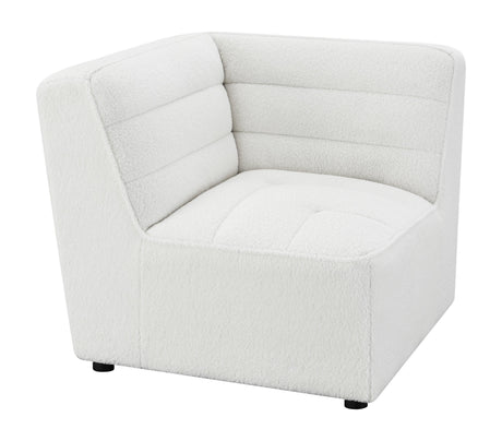 Sunny Upholstered Ottoman Natural - Ella Furniture