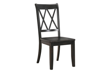 Janina Natural Teal Finish Modern Sleek Solid Wood And Veneers Rectangular Dining Set - Ella Furniture