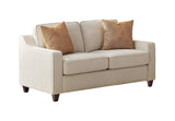 Christine Upholstered Cushion Back Sofa Beige - Ella Furniture