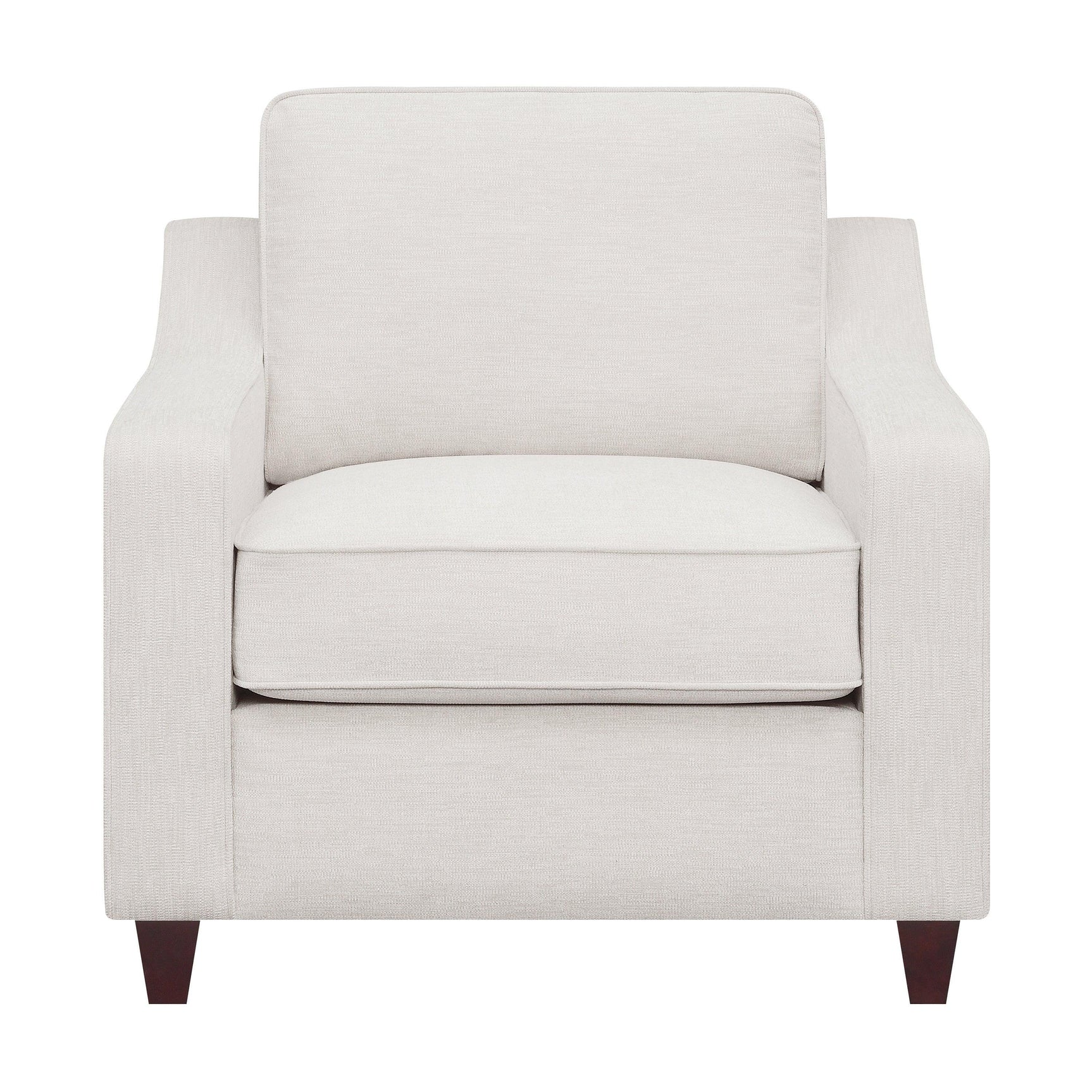 Christine Upholstered Cushion Back Sofa Beige - Ella Furniture