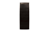 Mantello Dark-Brown Wood Faux Leather Upholstered Seat Rectangular Counter Height Dining Room Set - Ella Furniture