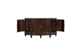 Oratorio Cherry White Solid Wood And Veneer Fabric Upholstery Seat Rectangular Dining Room Set - Ella Furniture