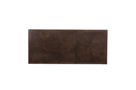 Oratorio Cherry White Solid Wood And Veneer Fabric Upholstery Seat Rectangular Dining Room Set - Ella Furniture