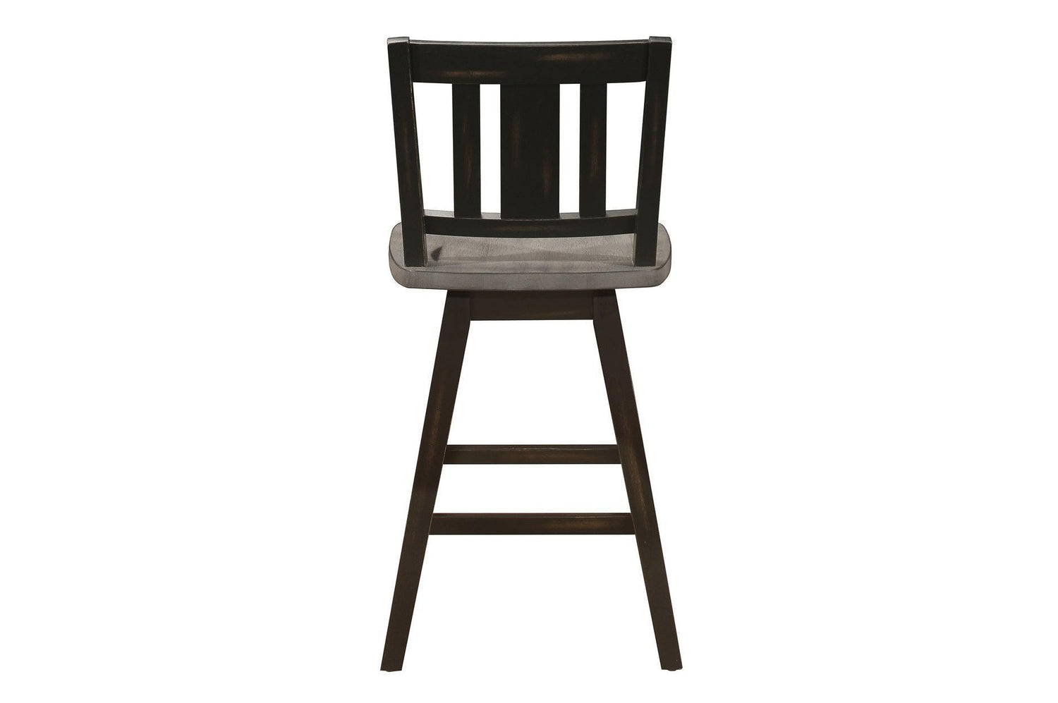 Amsonia Black Sand Through Rustic Solid Wood And Veneer Upholstered Rectangular Dining Room Set - Ella Furniture