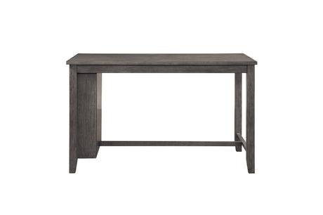 Timbre Black Contemporary Acacia Veneer Wood Wire Brown Fabric Seat Rectangular Dining Room Set - Ella Furniture