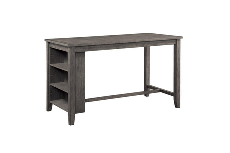 Timbre Black Contemporary Acacia Veneer Wood Wire Brown Fabric Seat Rectangular Dining Room Set - Ella Furniture