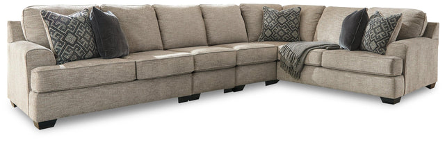 Bovarian Stone 4-Piece Sectional - Ella Furniture