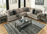 Bovarian Stone Chenille 3-Piece Sectional - Ella Furniture