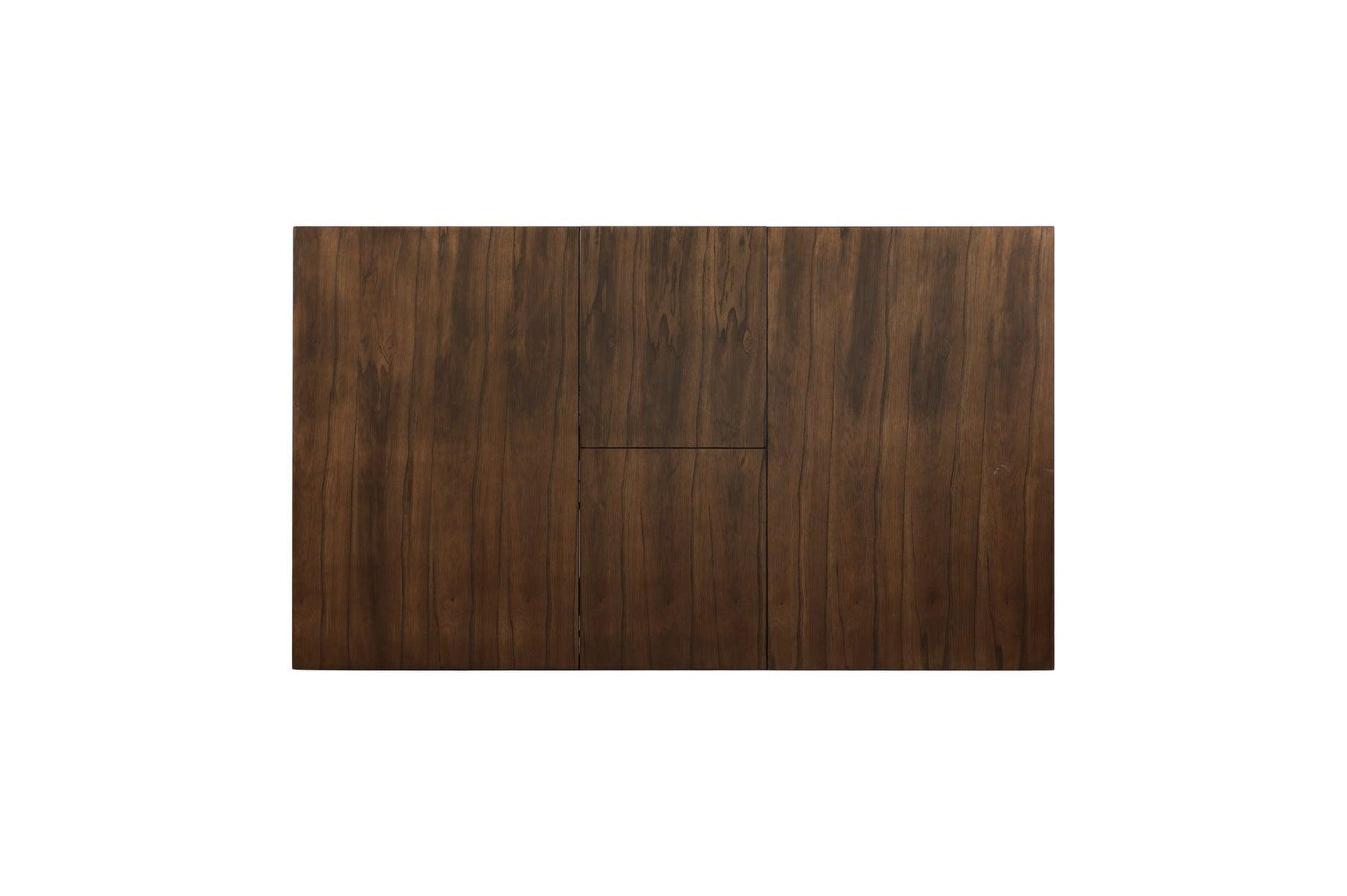 Wieland Brown Mindy Veneer Wood Faux Leather Upholstered Seat Rectangular Dining Room Set - Ella Furniture