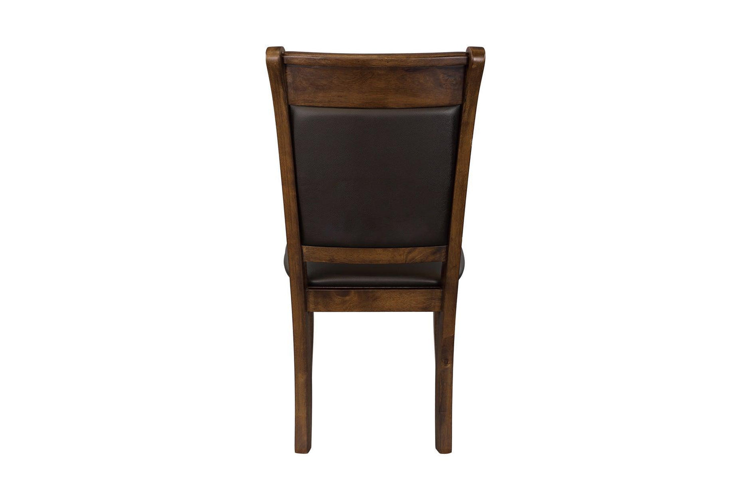 Wieland Brown Mindy Veneer Wood Faux Leather Upholstered Seat Rectangular Dining Room Set - Ella Furniture