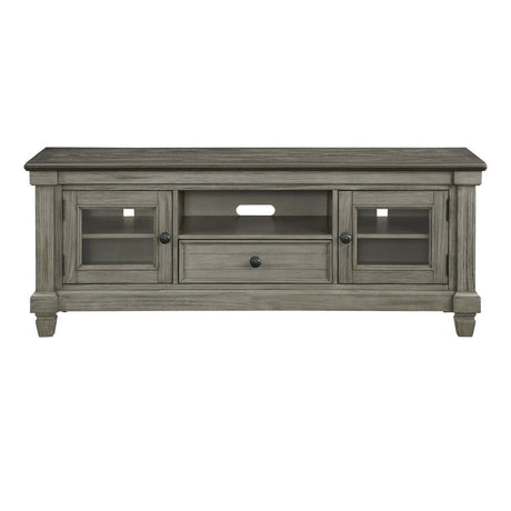 Granby Coffee And Antique White Oak And Rubberwood Veneer, Wood And Engineered Wood Tv Stand - Ella Furniture