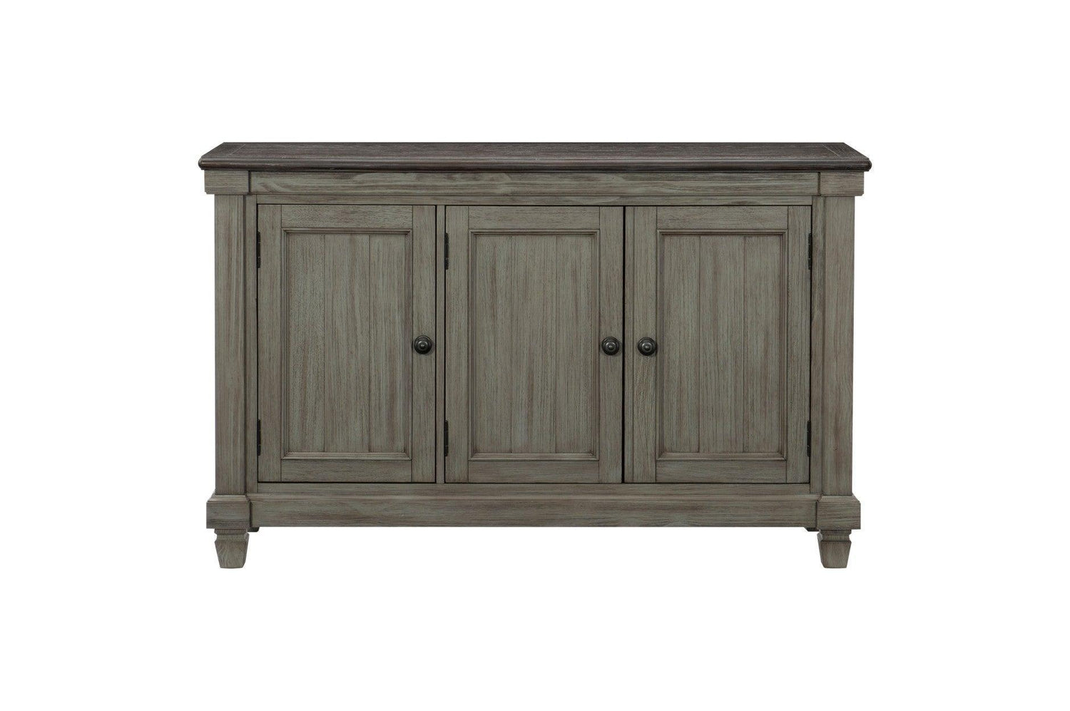 Granby Gray Modern Casual Solid Wood Fabric Upholstered Seat Rectangular Dining Room Set - Ella Furniture