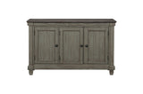 Granby Gray Modern Casual Solid Wood Fabric Upholstered Seat Rectangular Dining Room Set - Ella Furniture