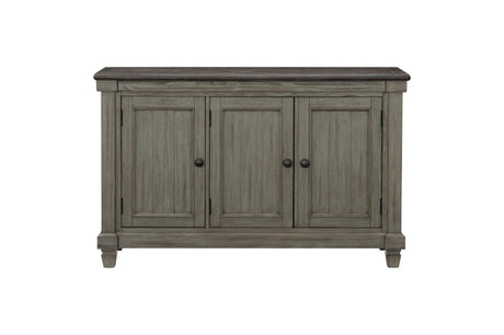 Granby Gray Modern Casual Solid Wood Fabric Upholstered Seat Rectangular Dining Room Set - Ella Furniture