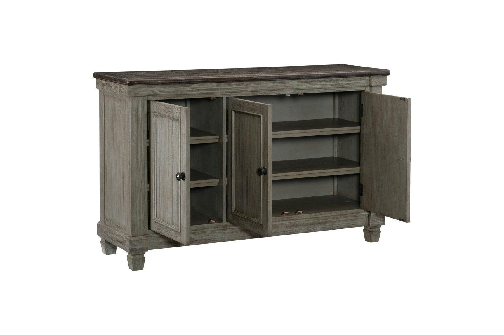 Granby Gray Solid Wood Fabric Upholstered Seat Rectangular Counter Height Dining Room Set - Ella Furniture