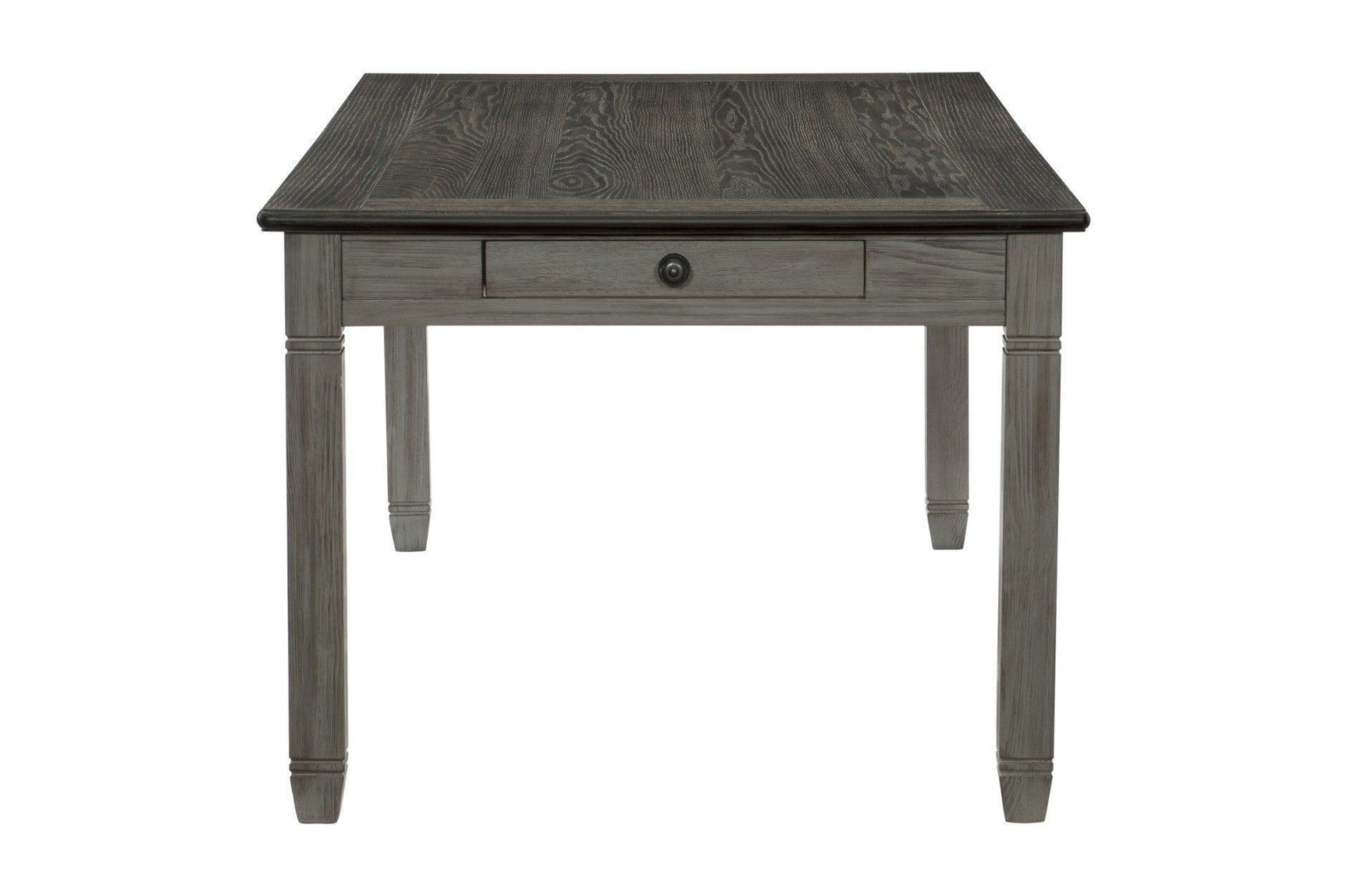 Granby Gray Modern Casual Solid Wood Fabric Upholstered Seat Rectangular Dining Room Set - Ella Furniture