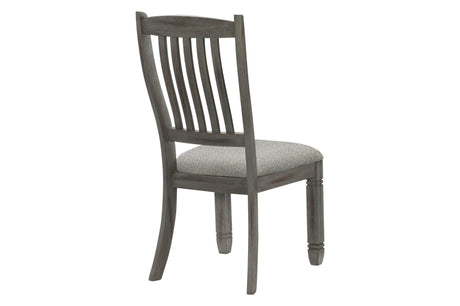 Granby Gray Modern Casual Solid Wood Fabric Upholstered Seat Rectangular Dining Room Set - Ella Furniture