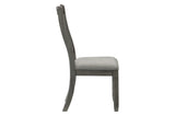 Granby Gray Modern Casual Solid Wood Fabric Upholstered Seat Rectangular Dining Room Set - Ella Furniture