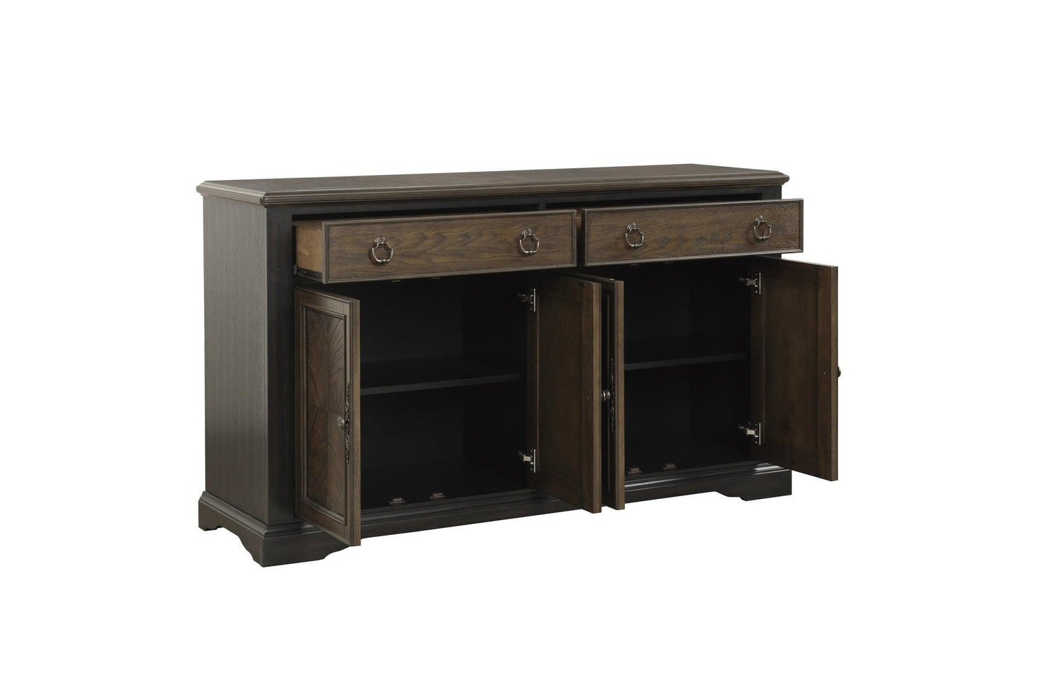 Stonington Beige Traditional Solid Wood Fabric Upholstered Seat Rectangular Dining Room Set - Ella Furniture