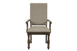 Stonington Beige Traditional Solid Wood Fabric Upholstered Seat Rectangular Dining Room Set - Ella Furniture