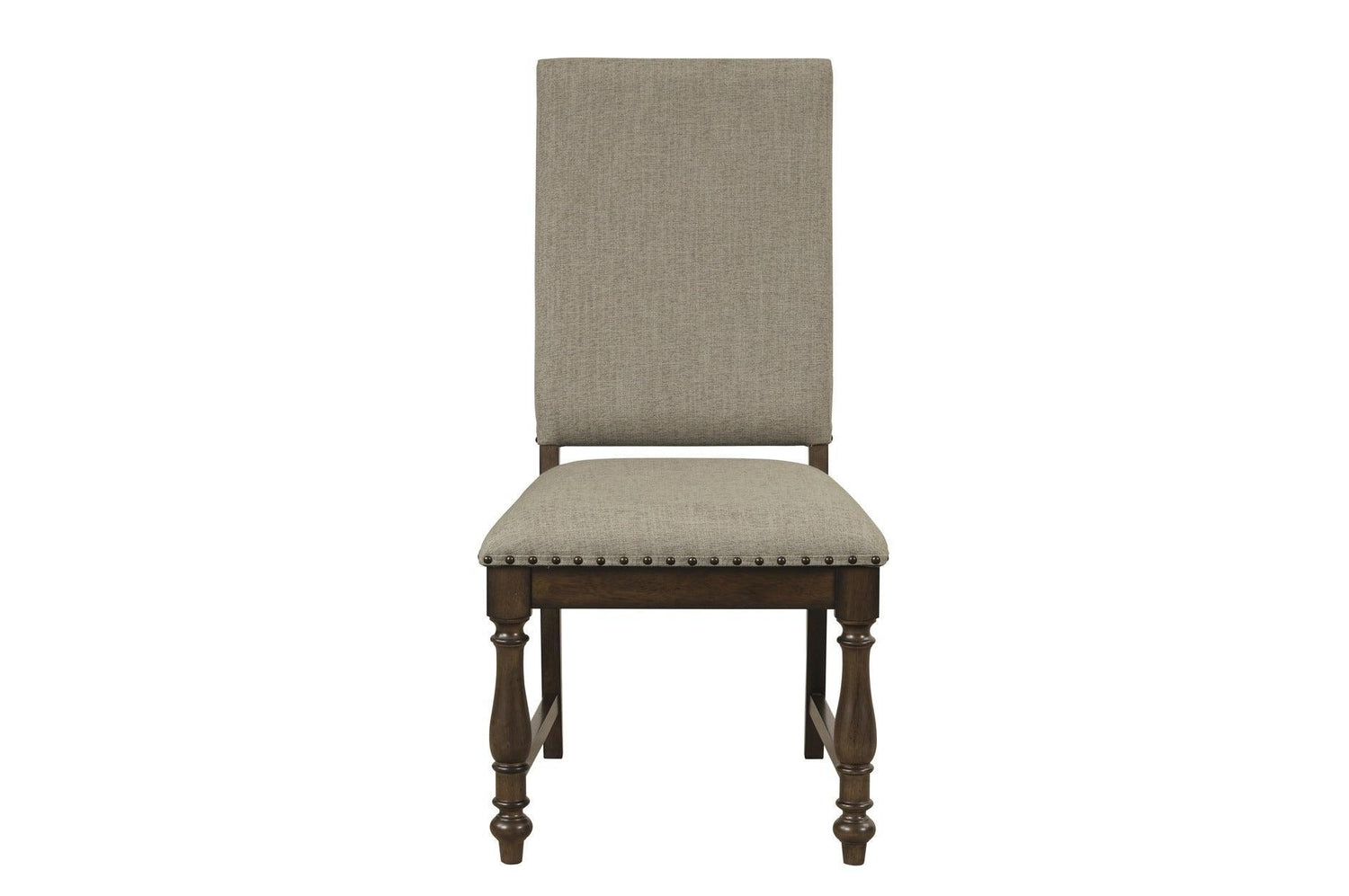 Stonington Beige Traditional Solid Wood Fabric Upholstered Seat Rectangular Dining Room Set - Ella Furniture