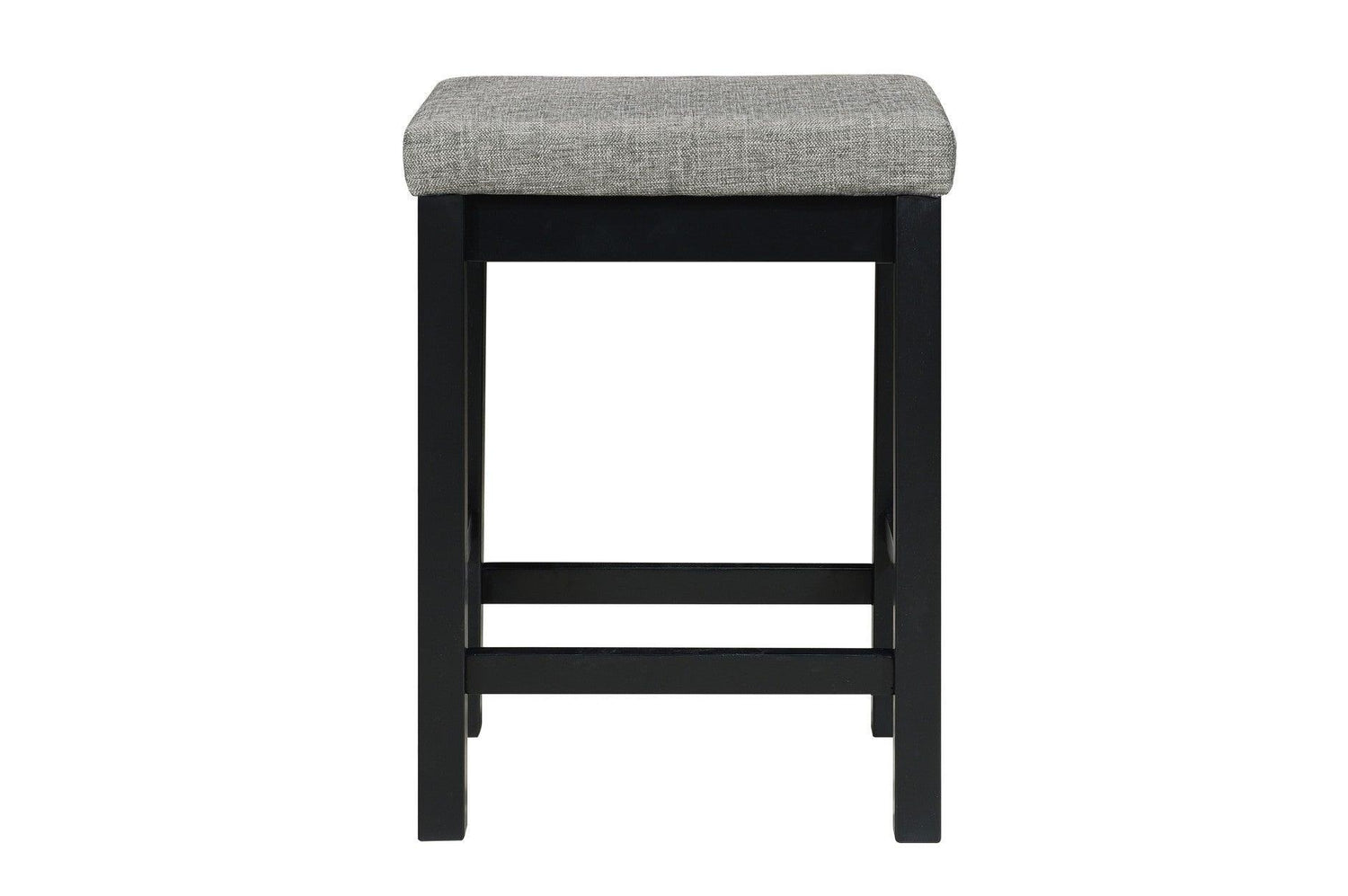 Connected Black Modern Casual Wood And Metal Fabric Upholstery Counter Height Dining Room Set - Ella Furniture