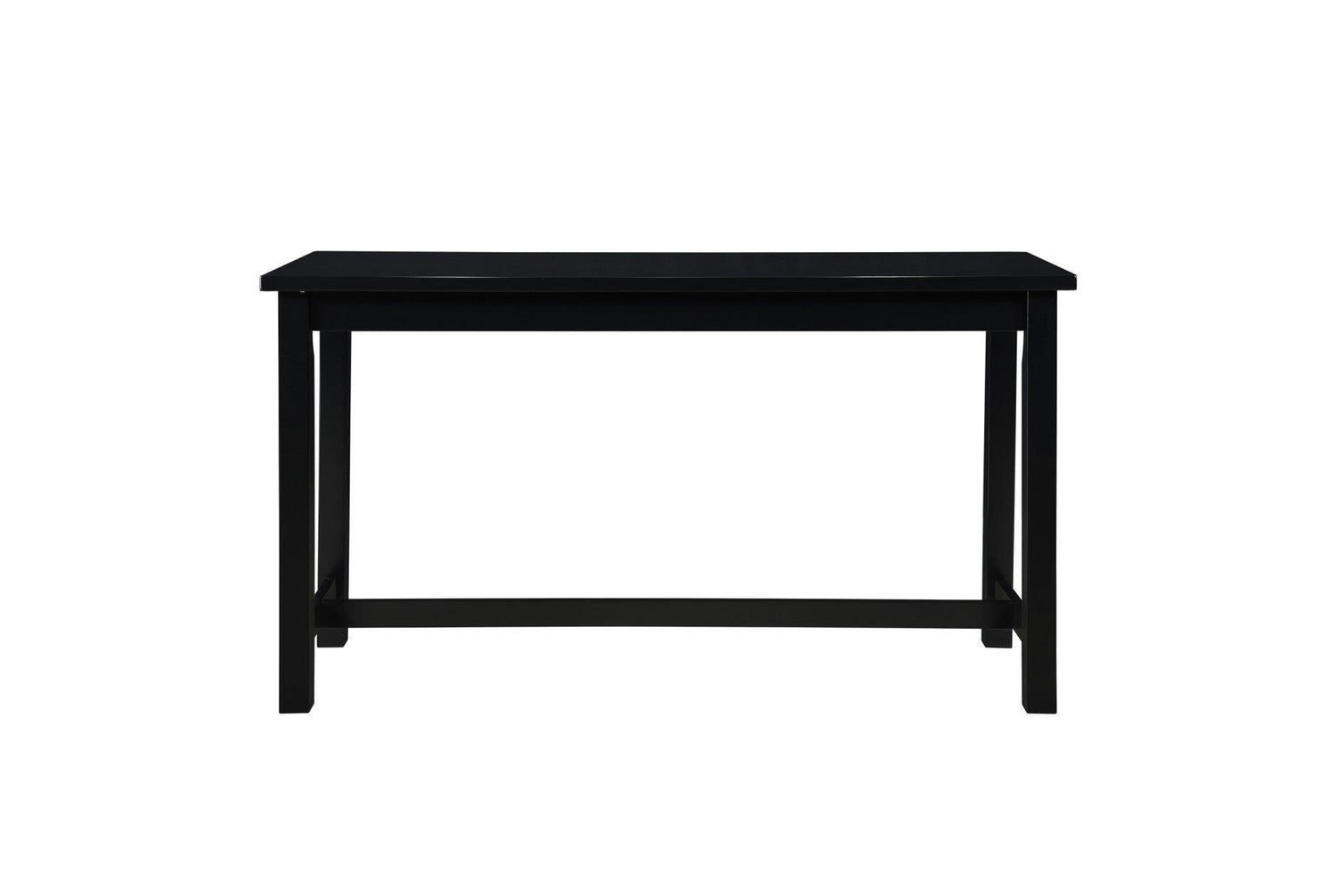 Connected Black Modern Casual Wood And Metal Fabric Upholstery Counter Height Dining Room Set - Ella Furniture
