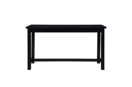 Connected Black Modern Casual Wood And Metal Fabric Upholstery Counter Height Dining Room Set - Ella Furniture