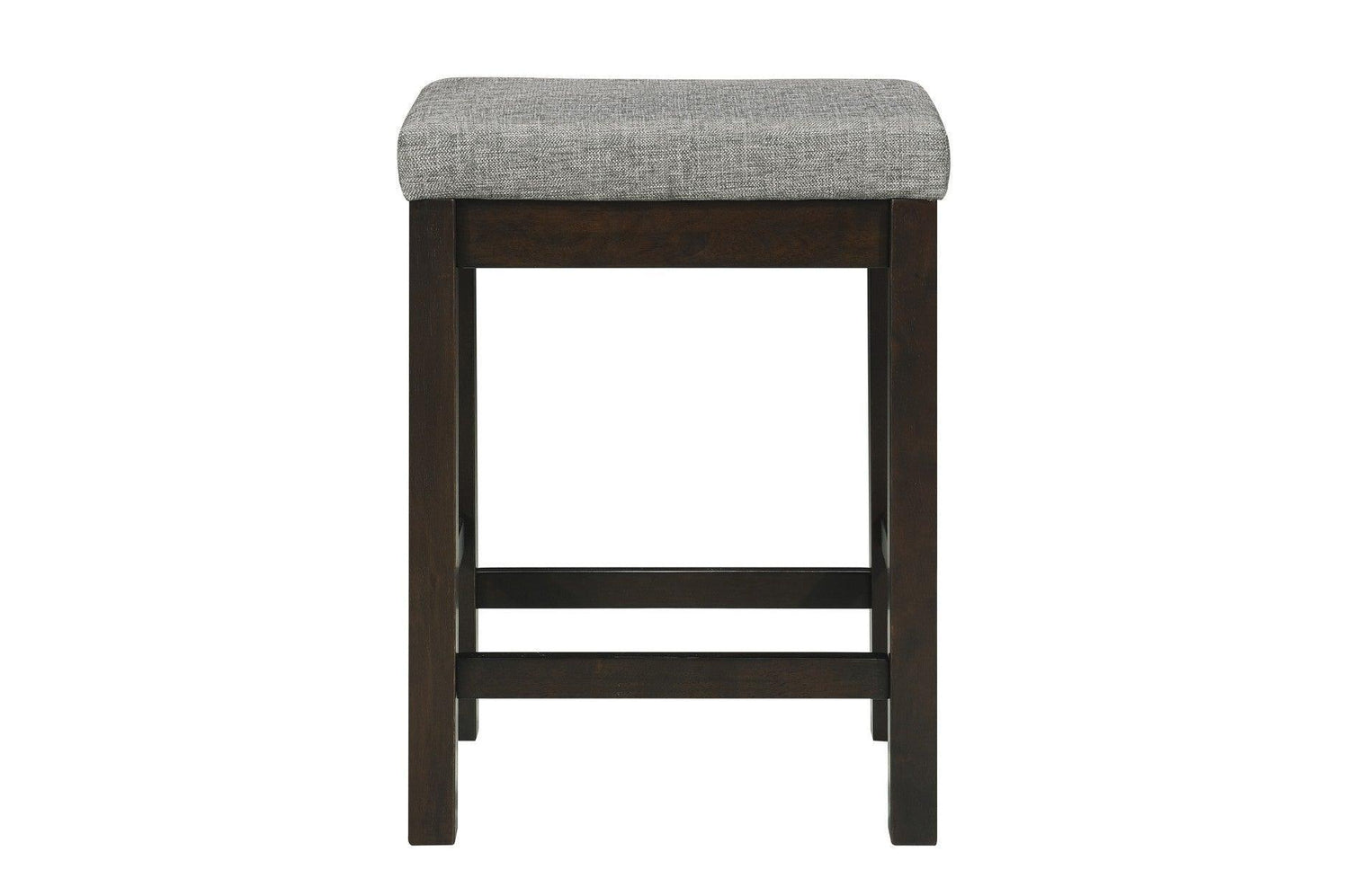 Connected Espresso Modern Casual Wood And Metal Fabric Upholstery Counter Height Dining Room Set - Ella Furniture