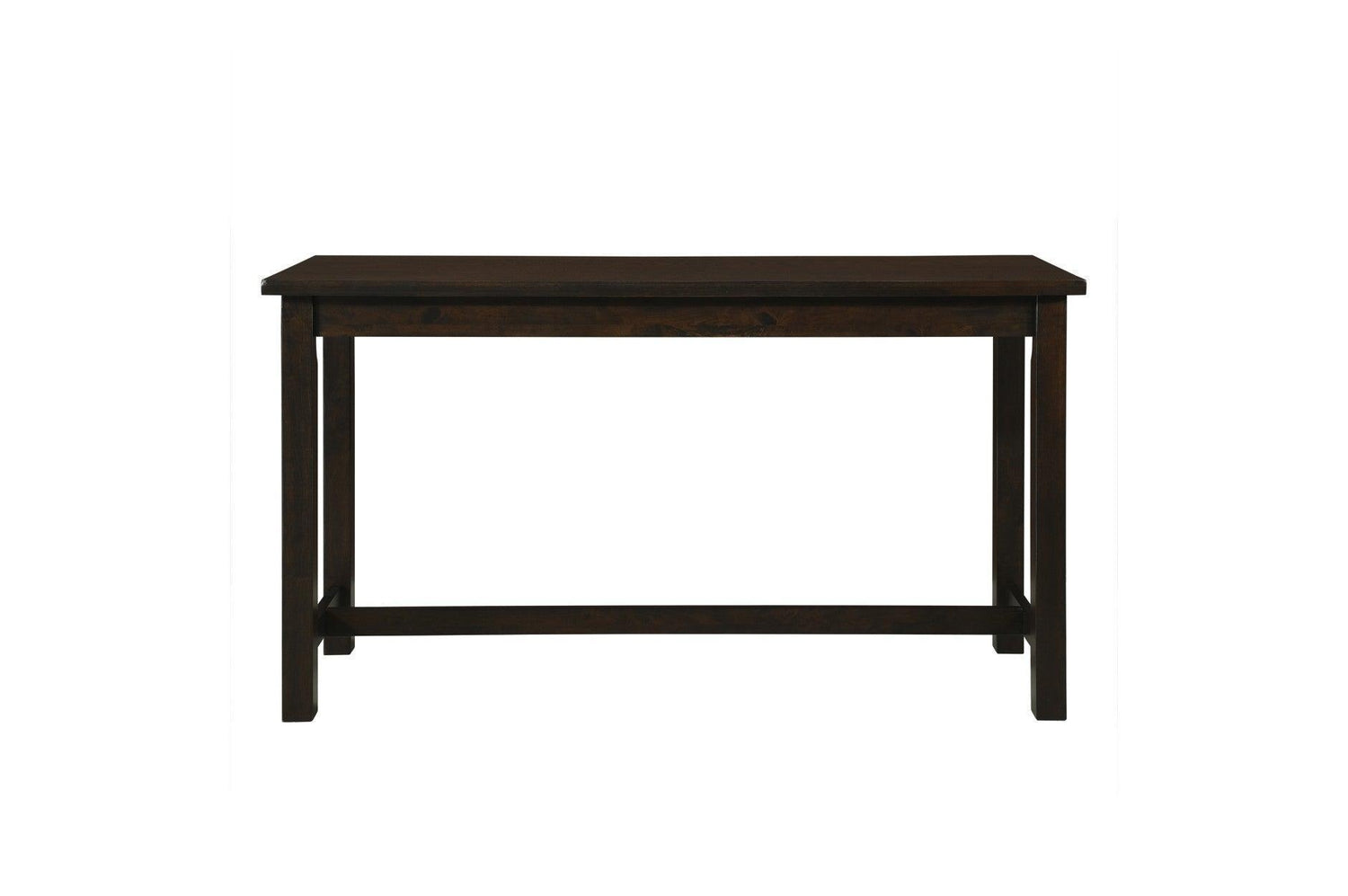 Connected Espresso Modern Casual Wood And Metal Fabric Upholstery Counter Height Dining Room Set - Ella Furniture