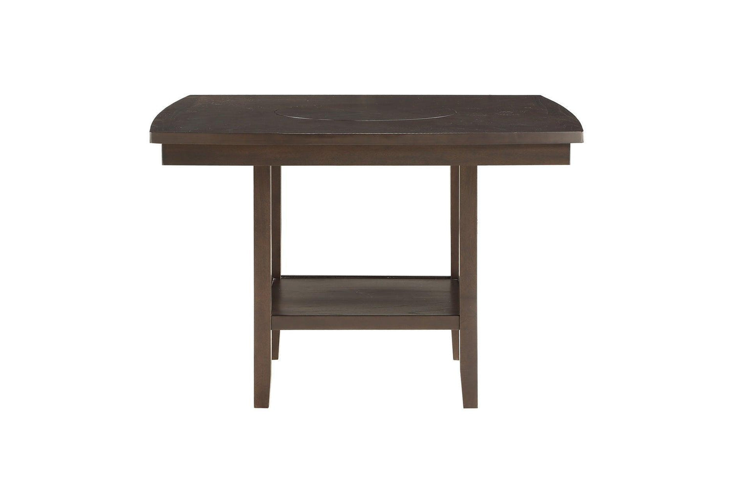 Balin Brown Neutral Accent Fabric Seat Upholstered Rectangular Counter Height Dining Room Set - Ella Furniture