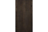 Southlake Rustic Brown Oak Wire Brushed Solid Acacia Veneer Fabric Upholstery Dining Room Set - Ella Furniture
