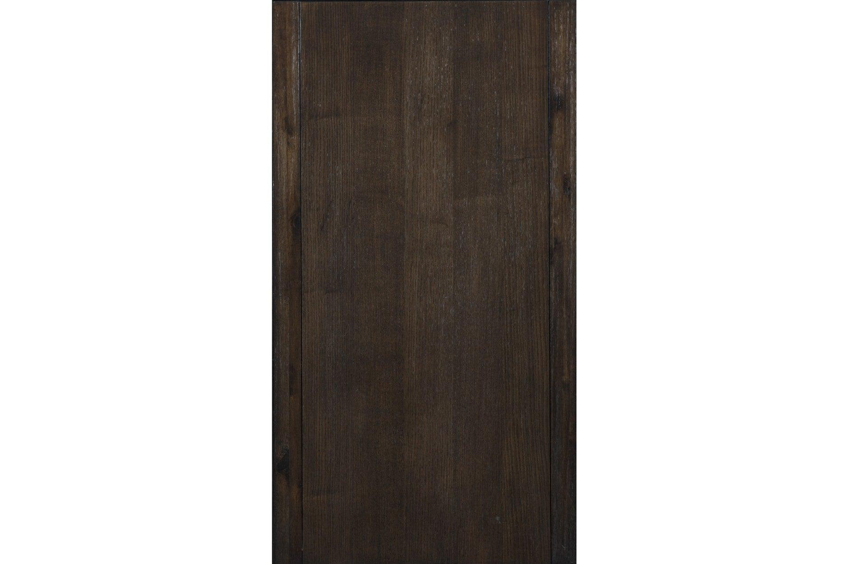 Southlake Rustic Brown Oak Wire Brushed Solid Acacia Veneer Fabric Upholstery Dining Room Set - Ella Furniture
