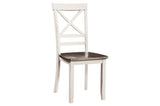 Troy White Gray Modern Solid Wood Fixed Top Rectangular Dining Room Set - Ella Furniture