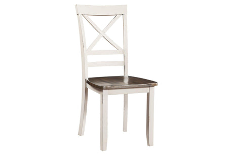 Troy White Gray Modern Solid Wood Fixed Top Rectangular Dining Room Set - Ella Furniture
