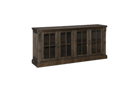 Gloversville Neutral Solid Wood Fabric Upholstered Seat Rectangular Dining Room Set - Ella Furniture
