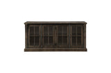 Gloversville Neutral Solid Wood Fabric Upholstered Seat Rectangular Dining Room Set - Ella Furniture
