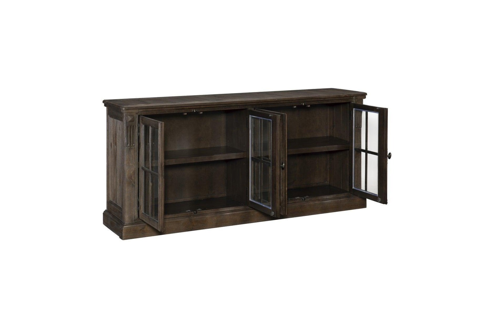 Gloversville Neutral Solid Wood Fabric Upholstered Seat Rectangular Dining Room Set - Ella Furniture