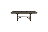 Gloversville Neutral Solid Wood Fabric Upholstered Seat Rectangular Dining Room Set - Ella Furniture